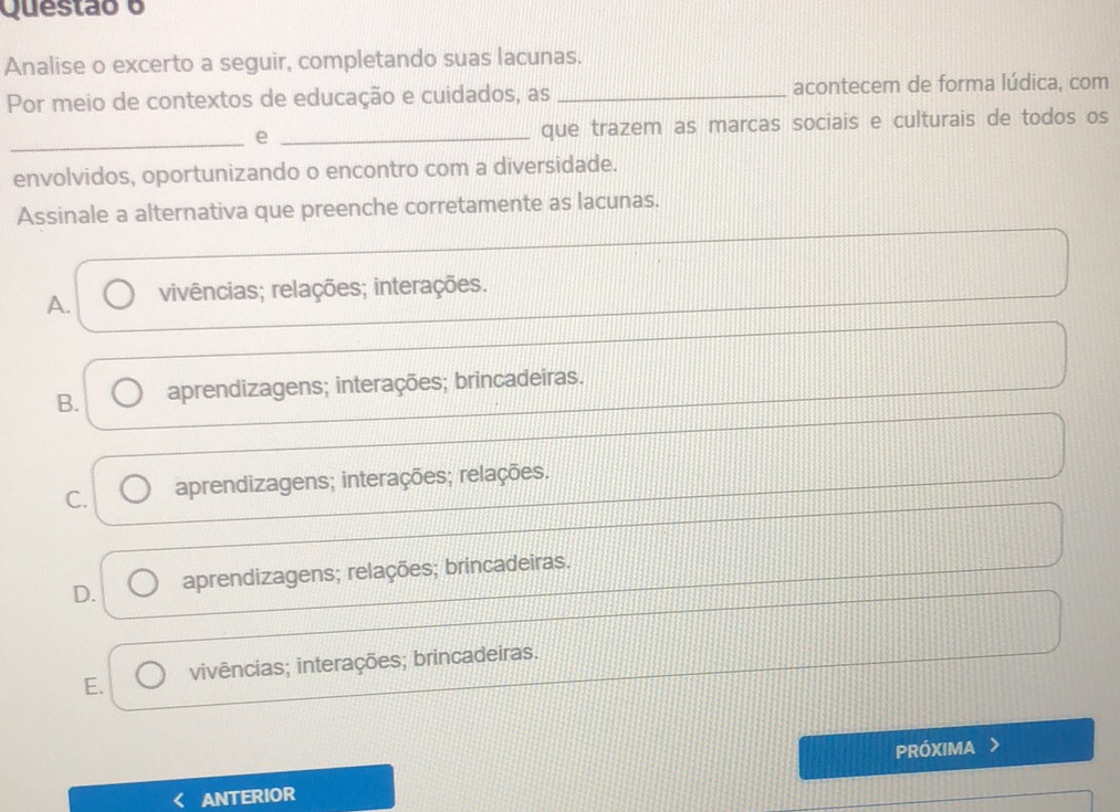 Analise o excerto a seguir, completando suas | StudyX