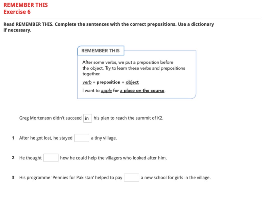 Read REMEMBER THIS. Complete the sentences | StudyX