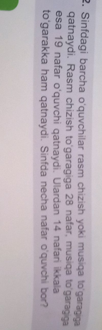 2. Sinfdagi barcha o'quvchilar rasm chizish | StudyX