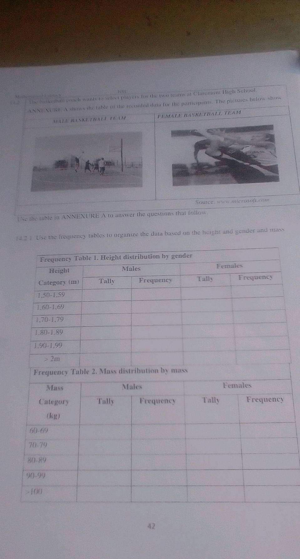 Use the table in ANNEXURE A to answer the | StudyX