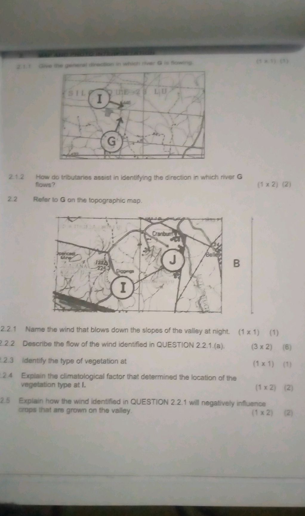 2.1.1 Give the general direction in which | StudyX