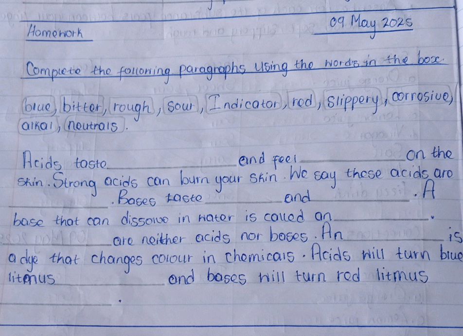 Complete the following paragraphs using the | StudyX