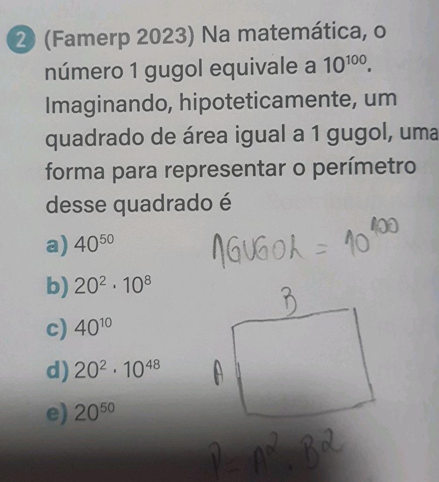 2 (Famerp 2023) Na matemática, o número 1
