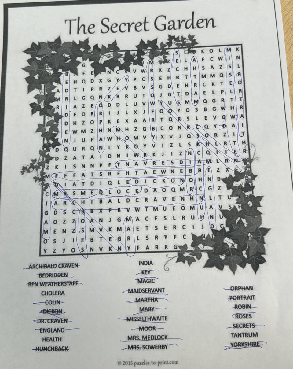 Find the words related to "The Secret | StudyX