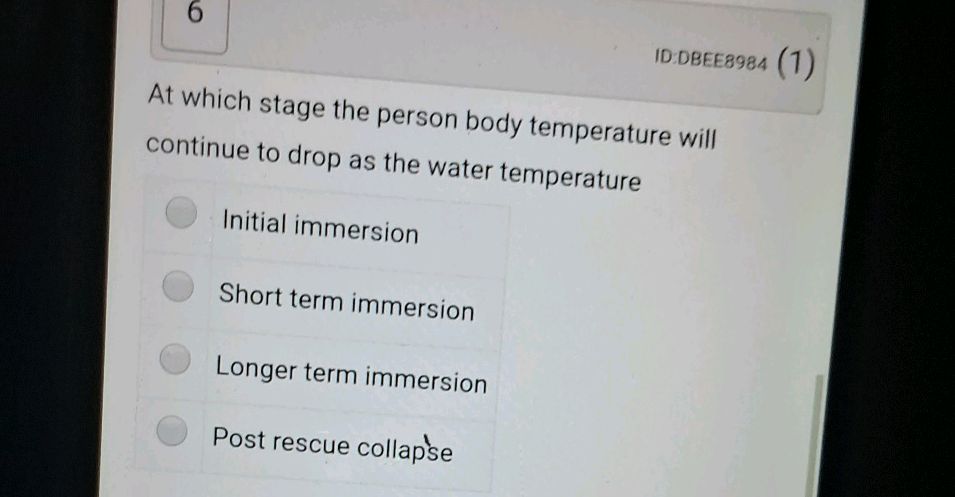 Drop In Temperature At which stage the person body temperature | StudyX