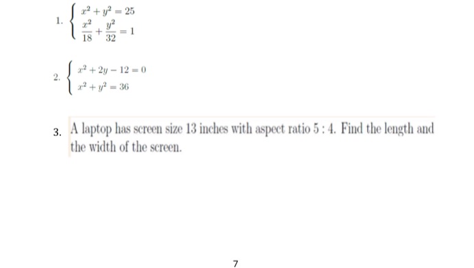 1. \ x^2 + y^2 = 25 {x^2}{18} + | StudyX