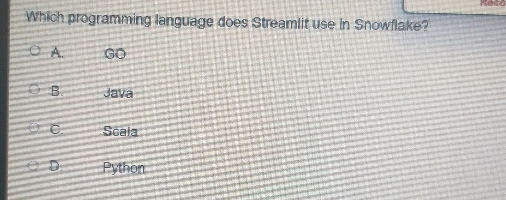 Which programming language does Streamlit | StudyX