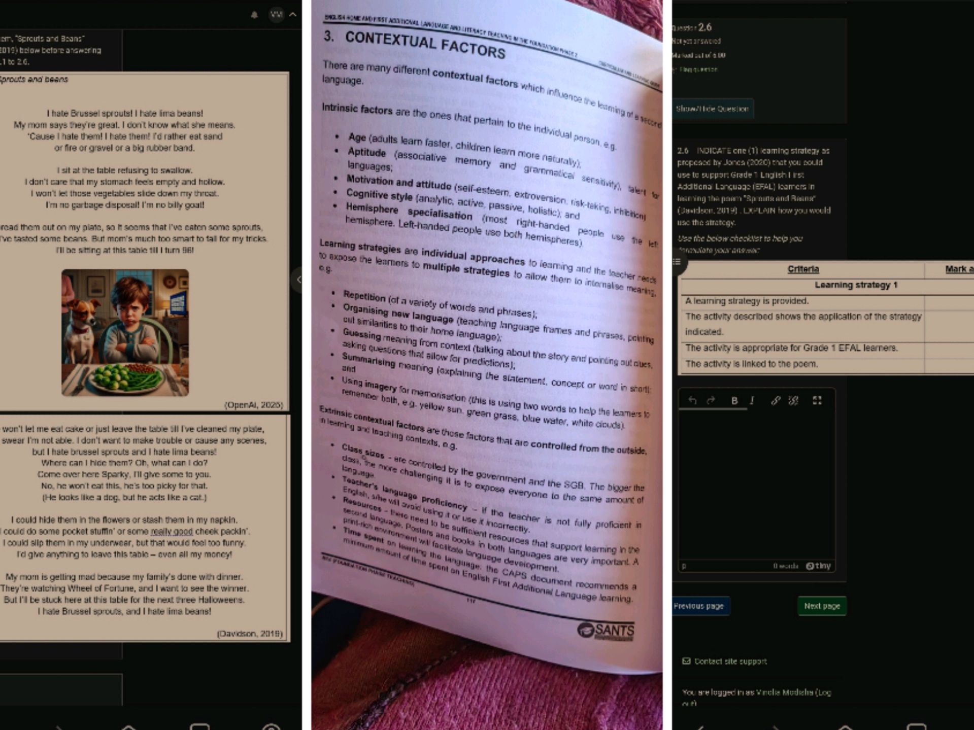 Jonca 2. 6 INDICATE one (1) learning strategy as | StudyX
