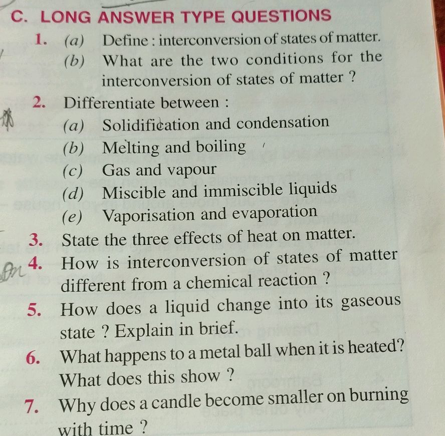 1. (a) Define: interconversion of states of | StudyX