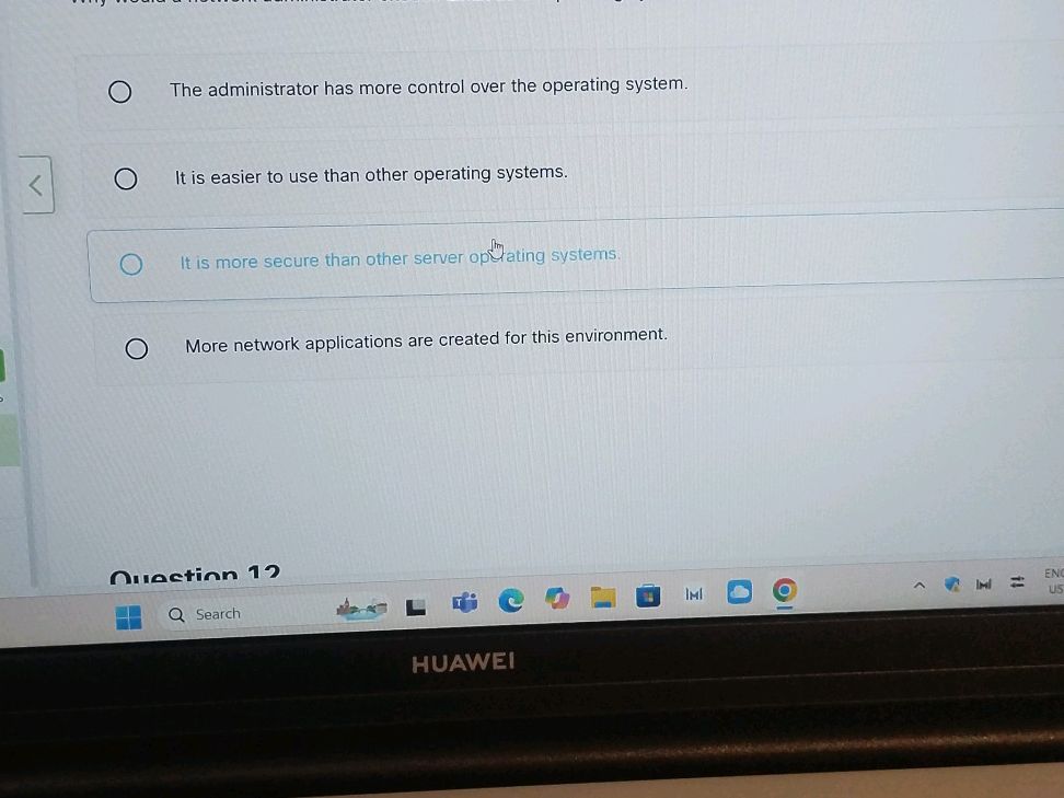 Why would a network administrator choose... | StudyX