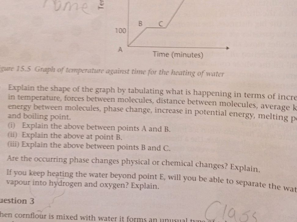 Explain the shape of the graph by tabulating | StudyX