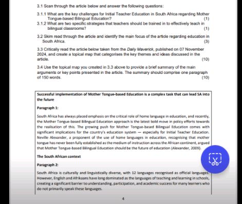 3.1 Scan through the article below and | StudyX