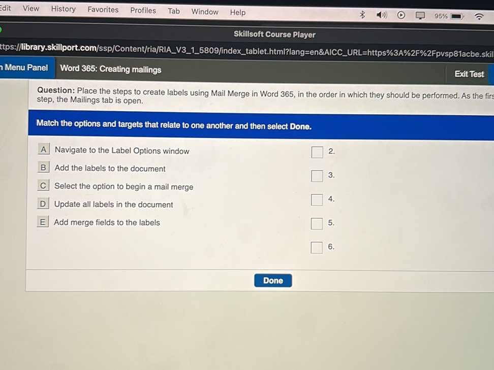 Question: Place the steps to create labels | StudyX