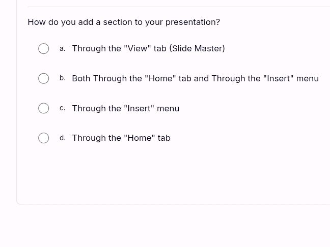 How do you add a section to your | StudyX