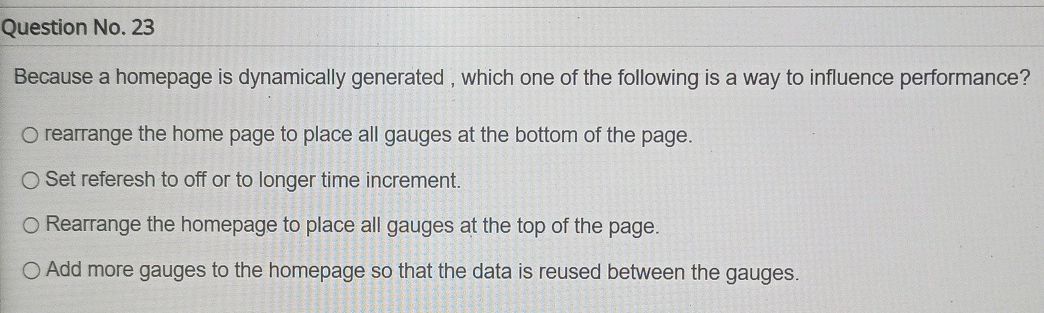 Because a homepage is dynamically generated, | StudyX