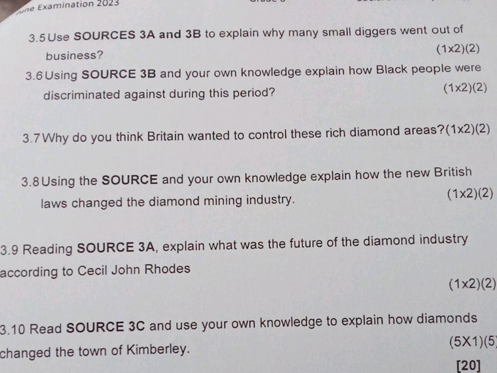 3.5 Use SOURCES 3A and 3B to explain why | StudyX