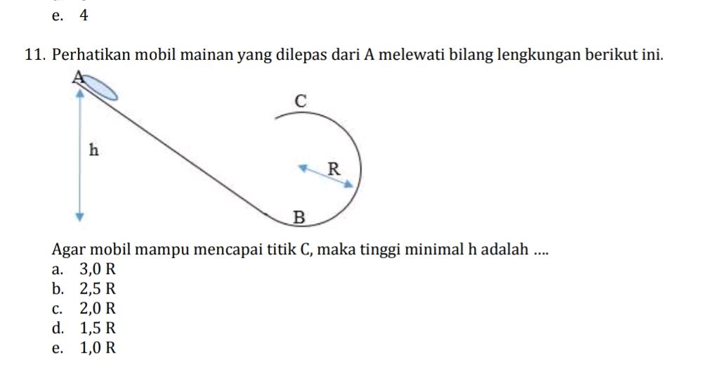 11. Perhatikan mobil mainan yang dilepas | StudyX