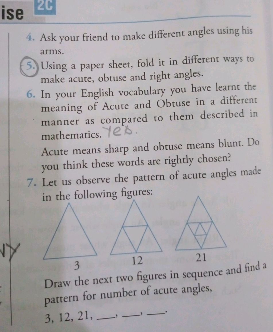 Draw the next two figures in sequence and | StudyX