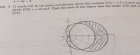 In the polar coordinates, given the cardioid