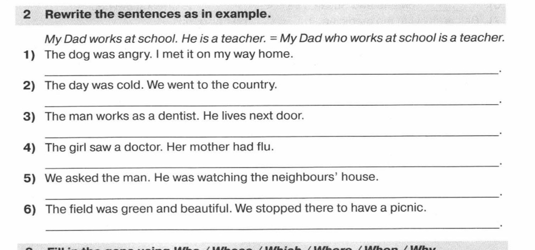2 Rewrite the sentences as in example. My | StudyX