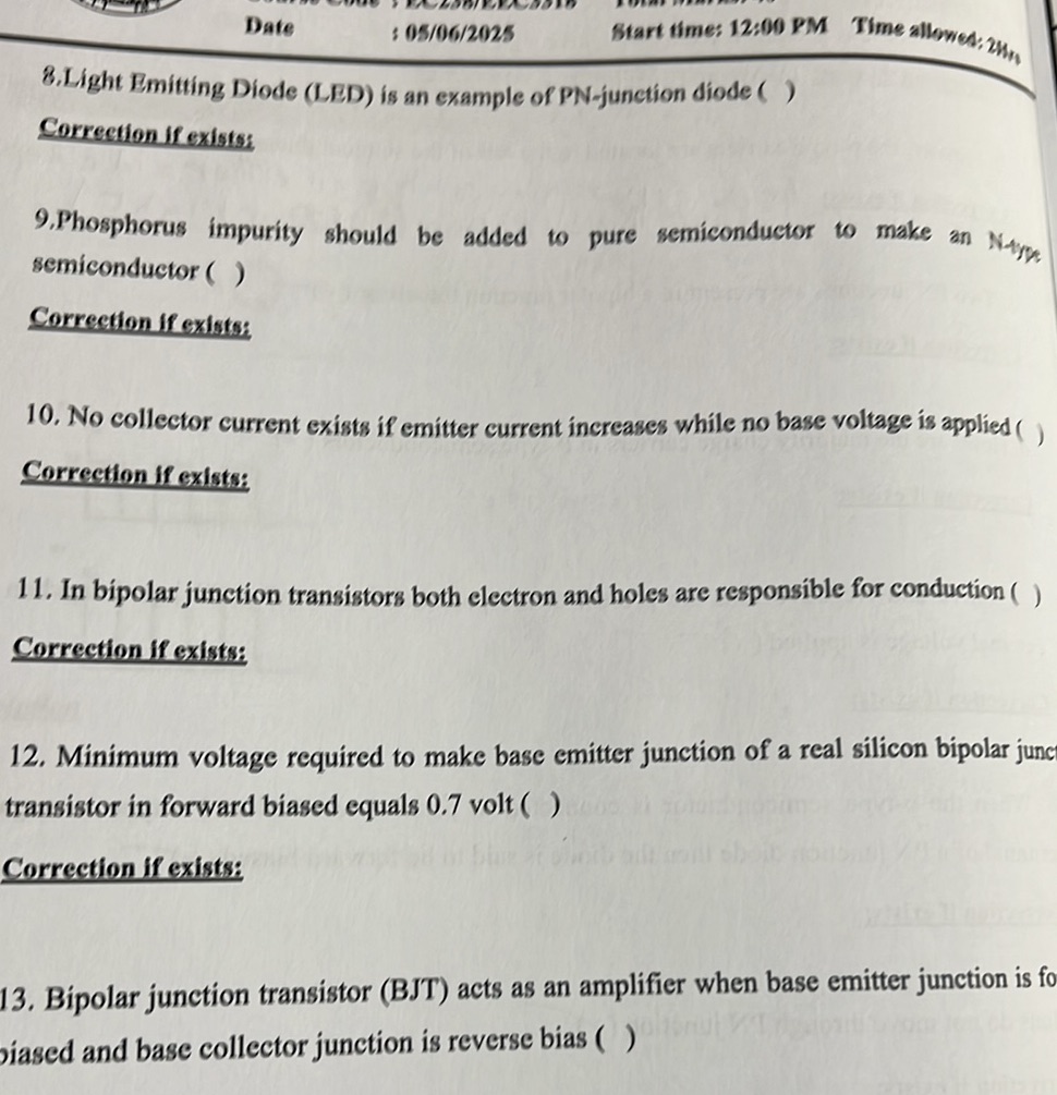 8. Light Emitting Diode (LED) is an example | StudyX