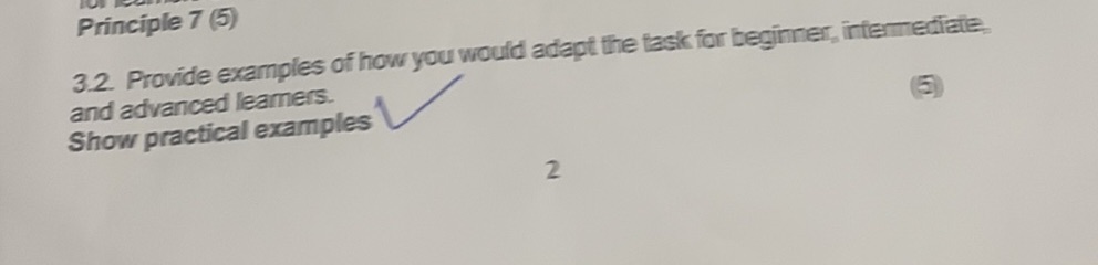 3.2. Provide examples of how you would adapt | StudyX