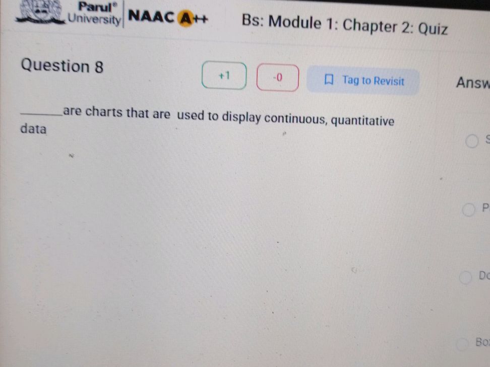 Question 8 _____ are charts that are used | StudyX