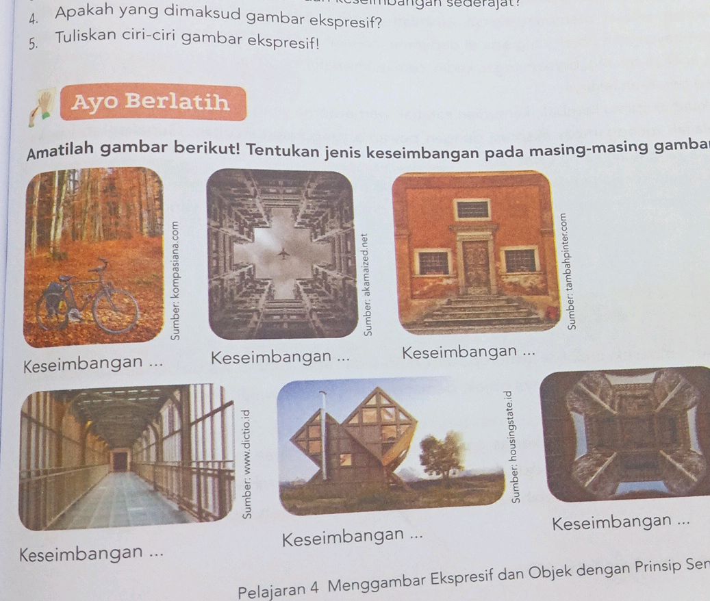 4. Apakah yang dimaksud gambar ekspresif? | StudyX