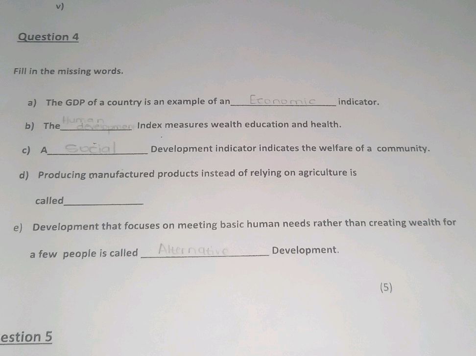 Gdp Missing Footnote Example.pdf Fill in the missing words. a) The GDP of a | StudyX