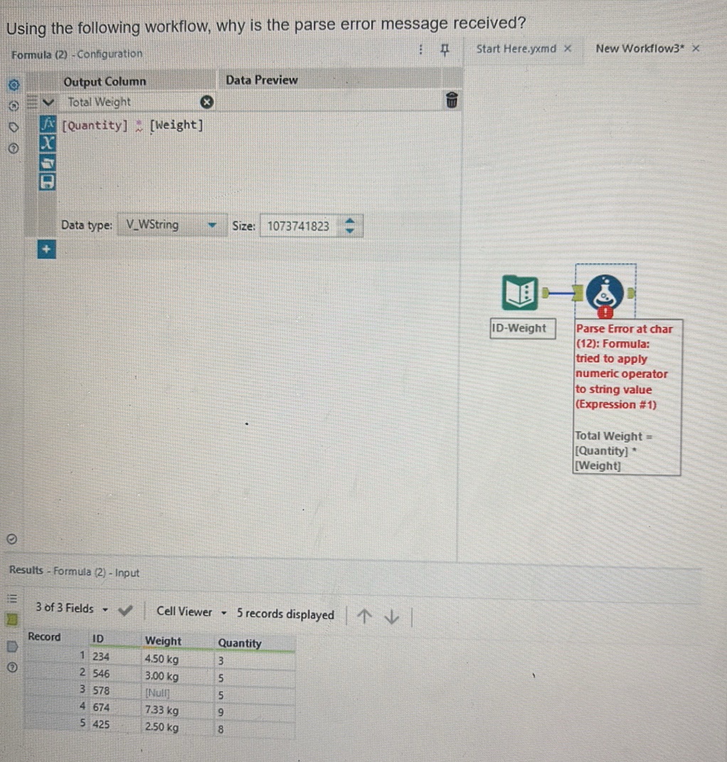 Using the following workflow, why is the | StudyX