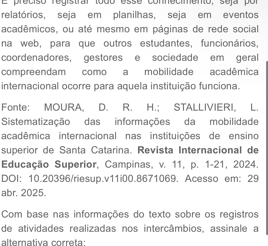 Com base nas informações do texto sobre os