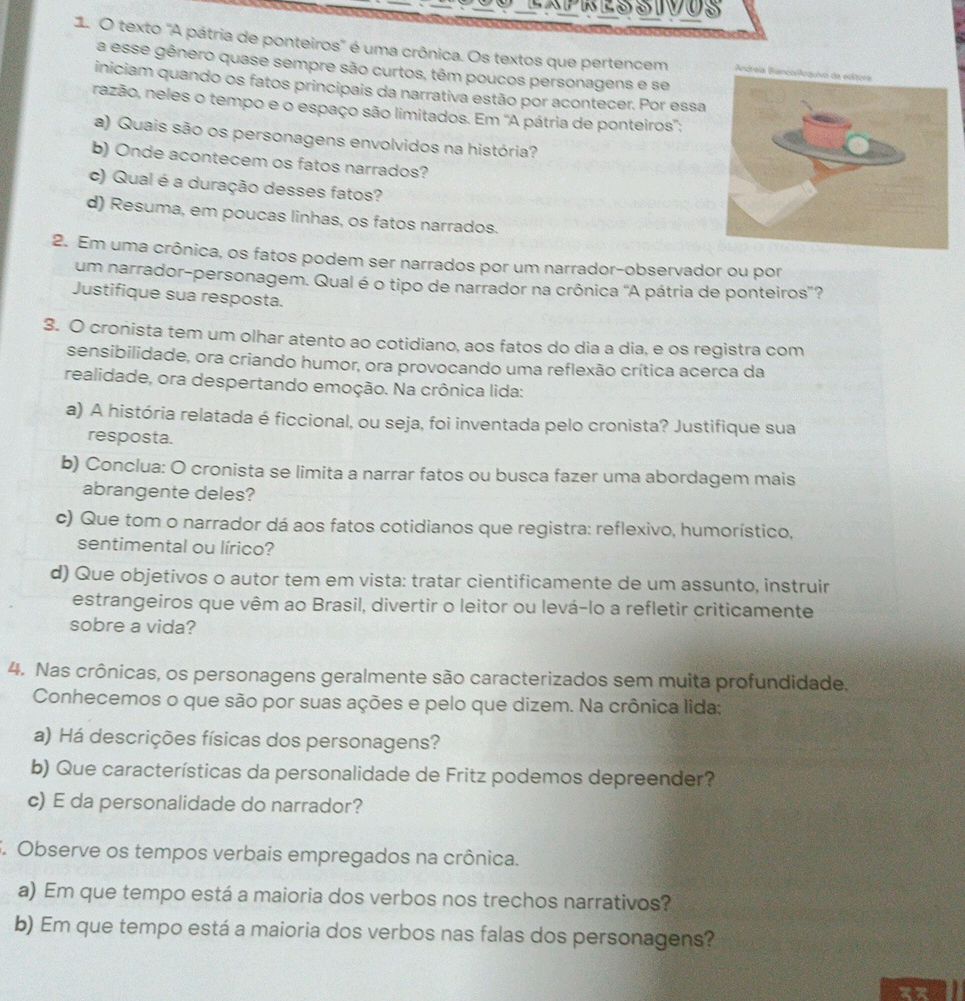 1. O texto 