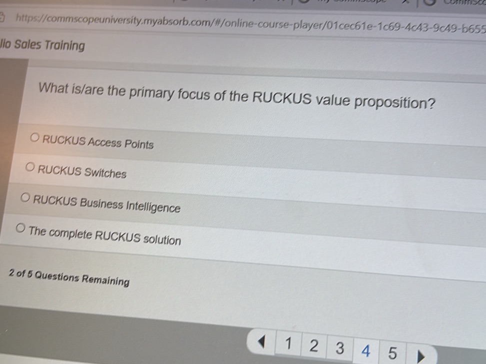 Describe The Ruckus What is/are the primary focus of the RUCKUS | StudyX