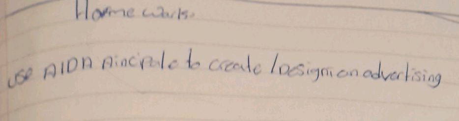 Use AIDA principle to create/design an | StudyX