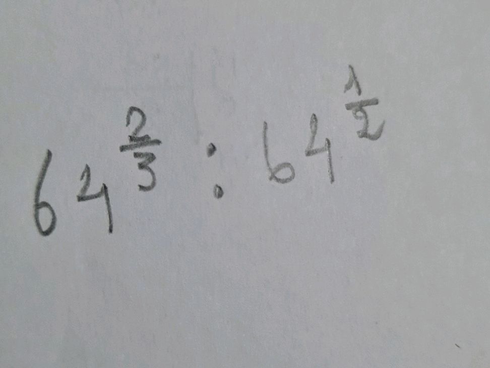 Simplify $64^{\frac{2}{3}} : | StudyX
