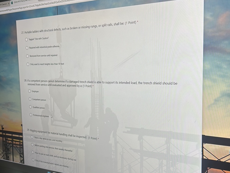 Structural Failure Ladder 27. Portable ladders with structural | StudyX