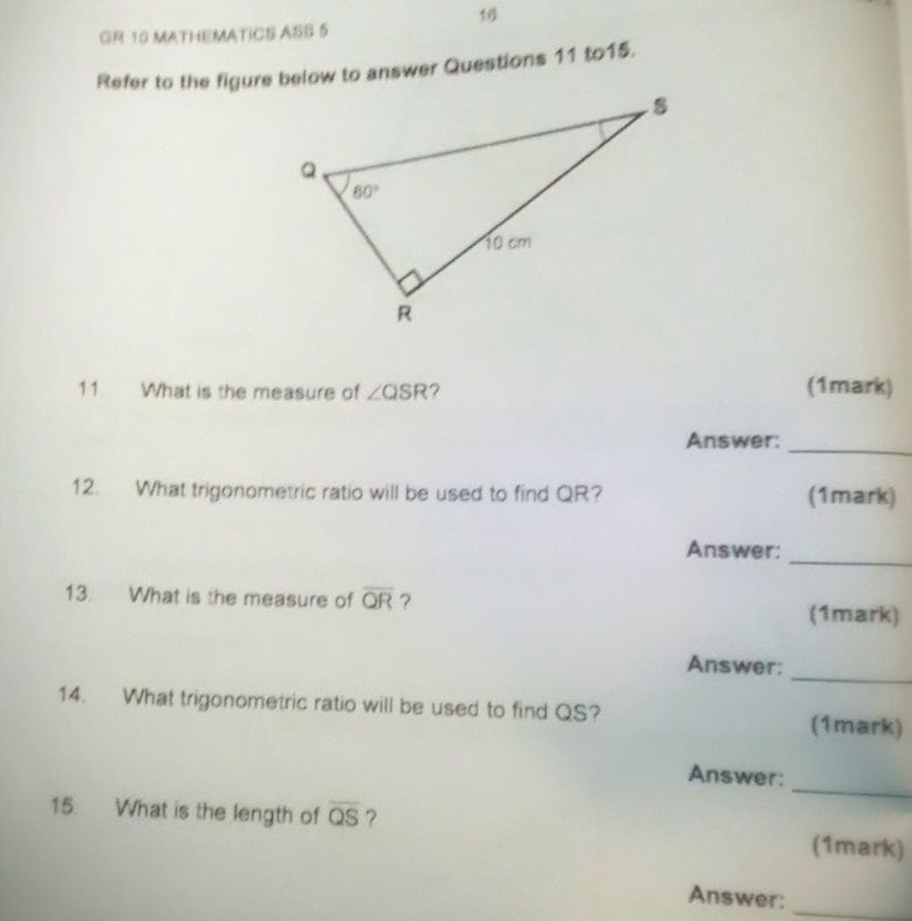 Refer to the figure below to answer | StudyX