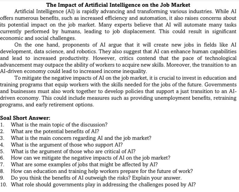 The Impact of Artificial Intelligence on the | StudyX