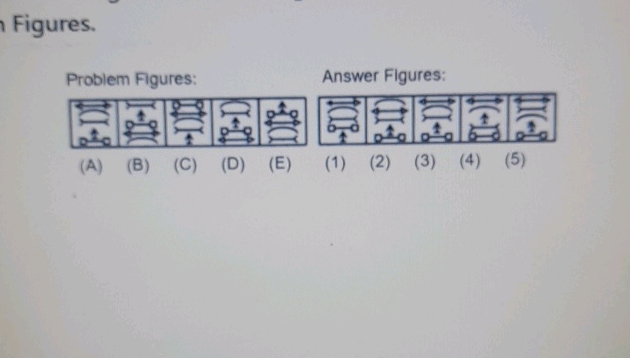 Figure Proble Figures Problem Figures Answer Flgures (A)