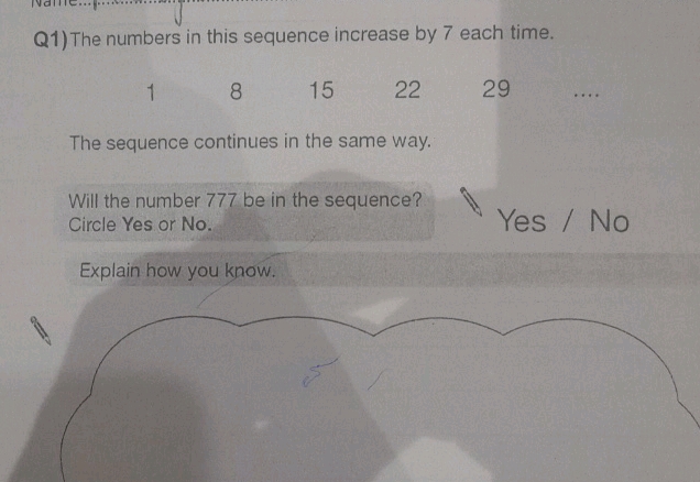 Sequential Rising Numbers Q1) The numbers in this sequence increase by | StudyX