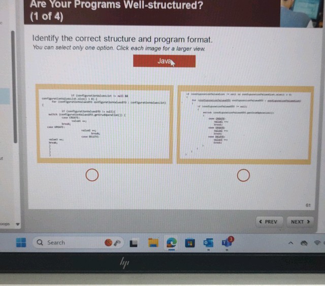 Program Well Images Are Your Programs Well-structured (1 of 4) | StudyX