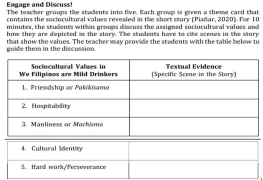 Teachers Group.pdf Engage and Discuss The teacher groups the | StudyX