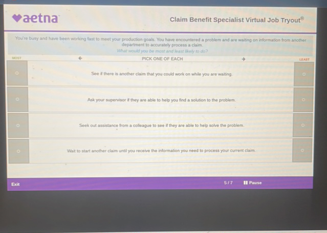 aetna Claim Benefit Specialist Virtual Job