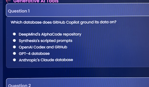 Question 1 Which database does GitHub | StudyX