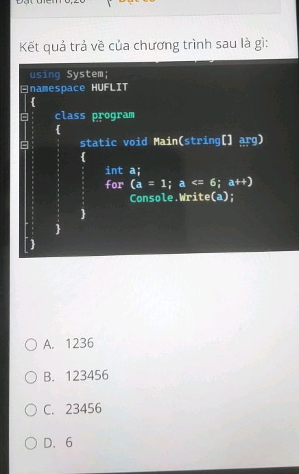 Kt qu tr v ca chng trnh sau l g using | StudyX